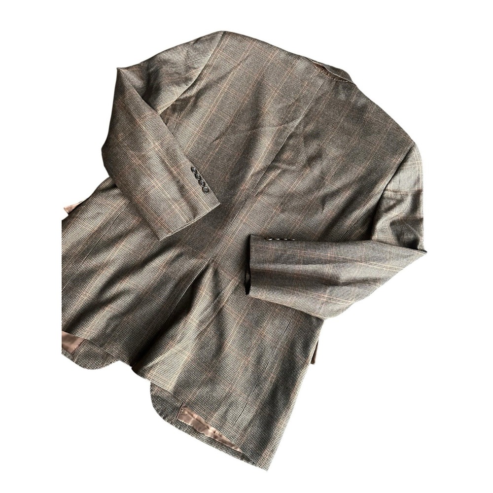 Brooks Brothers Sport Coat Mens 40S Brown 1818 Fitzgerald EThomas Wool Cashmere - Picture 5 of 13